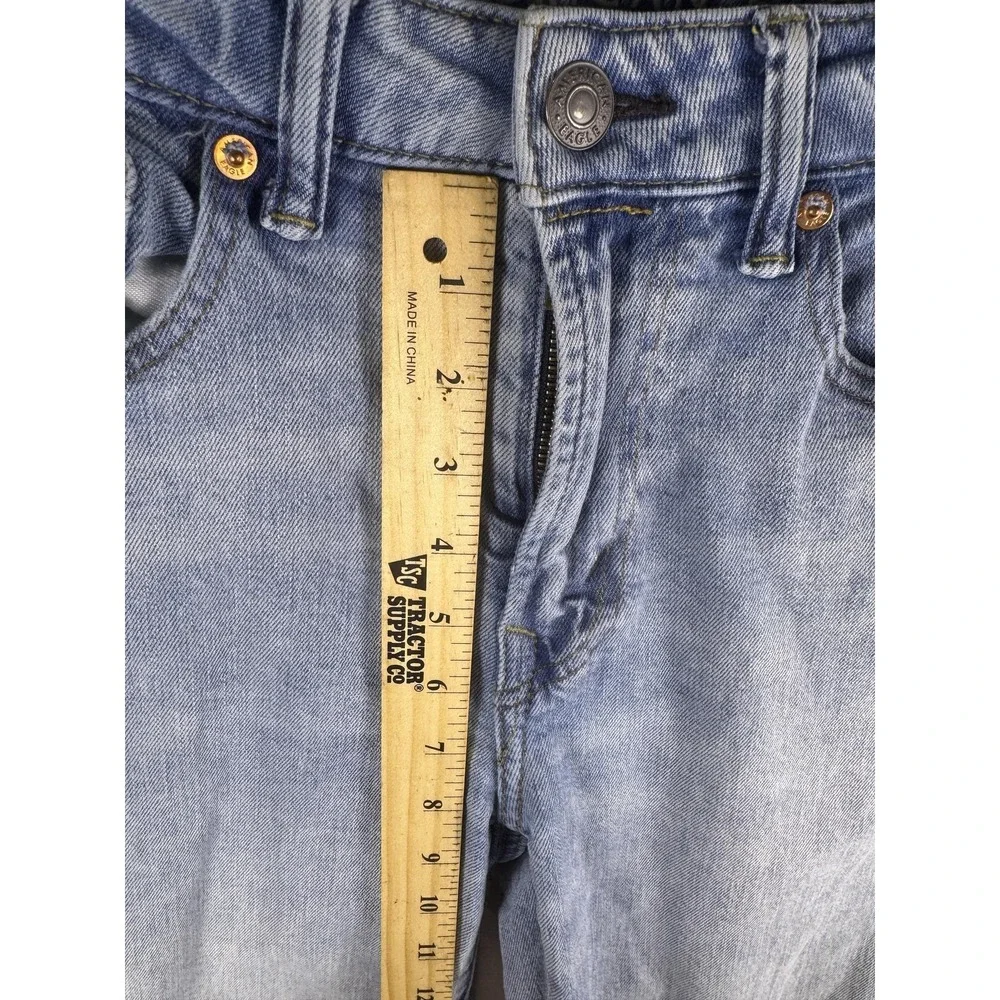 American Eagle Outfitters Jeans Mens 28x30 Light Wash Athletic Straight Easyflex - Picture 4 of 11
